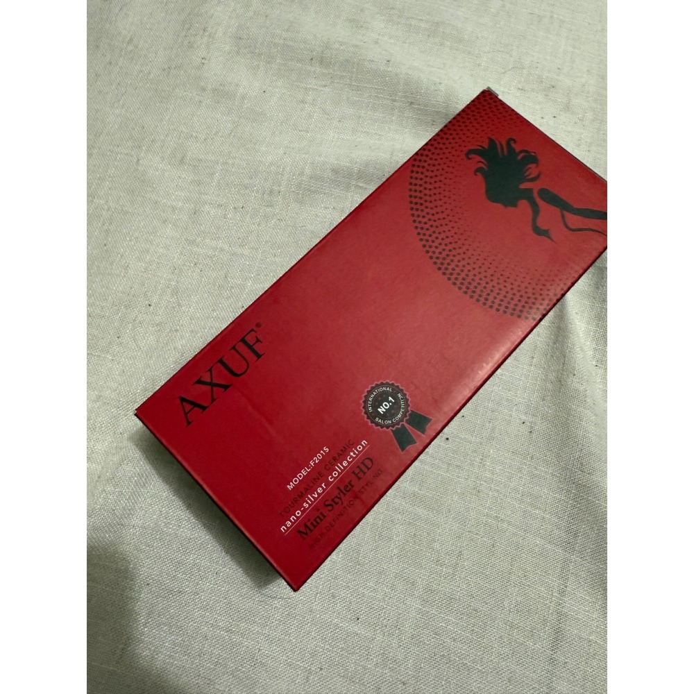 AXUF Model FZ2015 Nano Silver Collection Mini Styler HD Hair Styling Tool